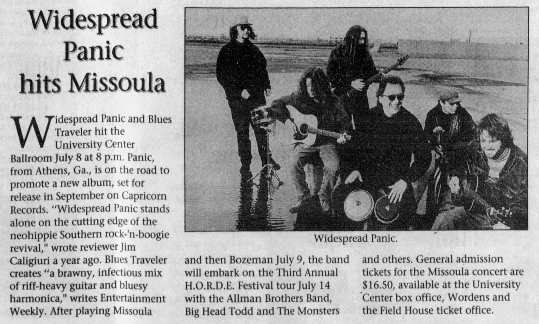 Widespread Panic, Blues Traveler - 1994
